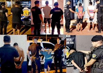 Diez detenidos en una madrugada marcada por episodios de violencia