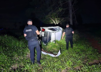 Intentó esquivar a un perro y volcó en la Ruta 103: tres heridos leves