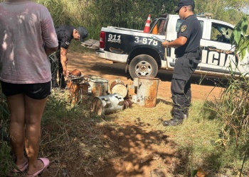 Hallaron transformadores robados en una zona de monte y detuvieron a una mujer