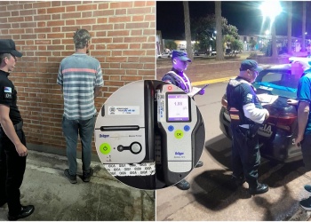 Alcohol al volante: dos hombres fueron detenidos en San Vicente y Capioví