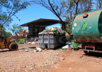 Apóstoles procesa y reutiliza 105 toneladas de residuos por semana