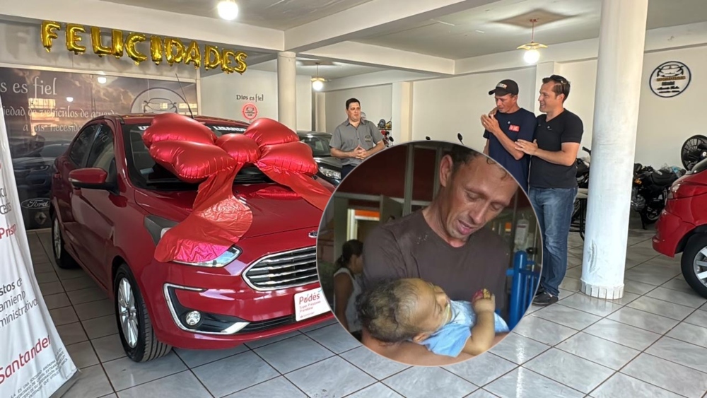 De vender el auto por la salud de su bebé a recuperarlo gracias a una colecta solidaria