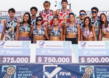 Circuito Argentino de Beach: Misiones presente en el podio
