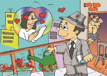 Natalio Ruiz, el hombrecito del sombrero gris