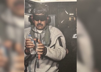 Trump difunde la primera imagen de Nicolás Maduro tras ser capturado por EEUU