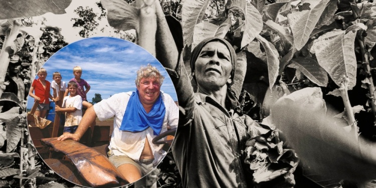 TABACO. Fotografiar la vida de los colonos de Misiones fue uno de sus proyectos. Fotos: Gentileza Pablo Oliveri