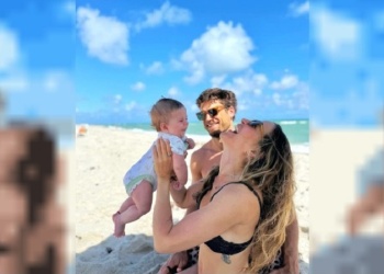 Jimena Barón dio a conocer ante las cámaras a su pequeño hijo Arturo