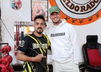 Lucas Ocampos, de paseo por Eldorado