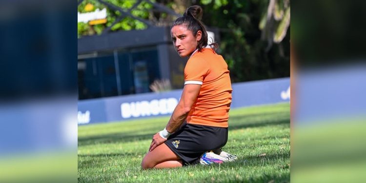 CONCENTRADA. “Pula” Pedrozo trabaja con el seleccionado en Casa Pumas.