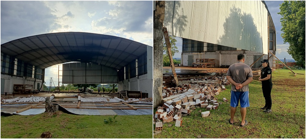 Tras el temporal, Colonia Aurora avanza en reparaciones y asistencia a vecinos