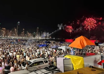 Más de un millón de personas recibieron el Año Nuevo en Camboriú