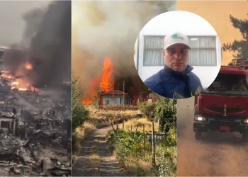 Un misionero en el corazón de la emergencia por los incendios en Chile