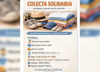 Colecta solidaria: “Con lo que no usás, podés cambiar la vida de alguien este verano”