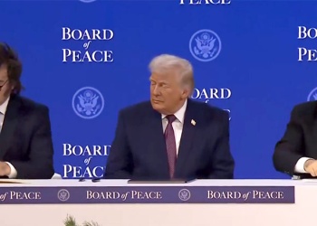 Trump lanzó en Davos el Consejo de la Paz y afirmó que el mundo está “más pacífico”