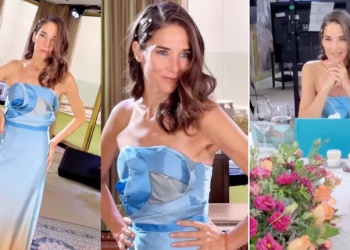 Una diseñadora misionera vistió a Juana Viale en su regreso a la televisión