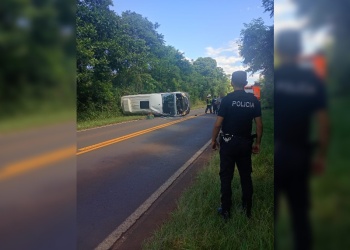 Choque en la Ruta Nacional 12 dejó varios heridos en Puerto Iguazú