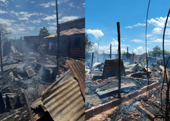 Reciben donaciones para siete familias afectadas por el incendio en Los Oleritos