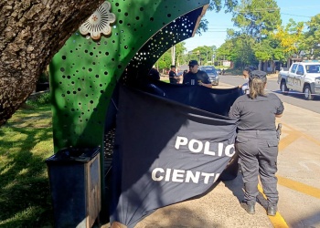 Tras descompensarse, un hombre falleció en una parada de colectivos en Posadas