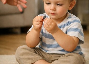 Alerta por pilas botón: qué hacer cuando los niños se introducen objetos en la nariz o el oído