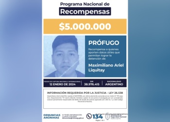 Ofrecen millonaria recompensa por datos de un acusado de lavado de activos