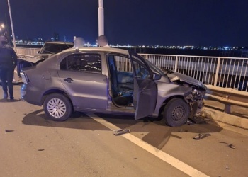 Automovilista hospitalizado tras un choque en el Acceso Sur de Posadas