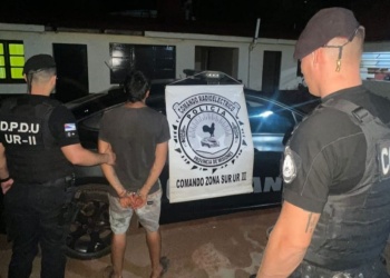 Violento fue puesto tras las rejas por golpear a su pareja y a su hija en Oberá