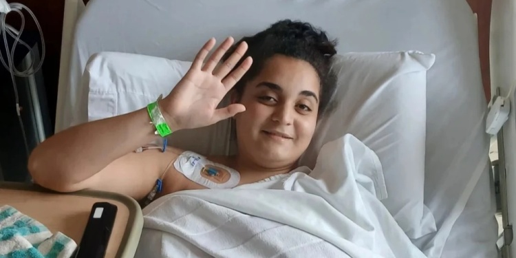 EN RECUPERACIÓN. La joven se encuentra en Buenos Aires por su estado de salud.
