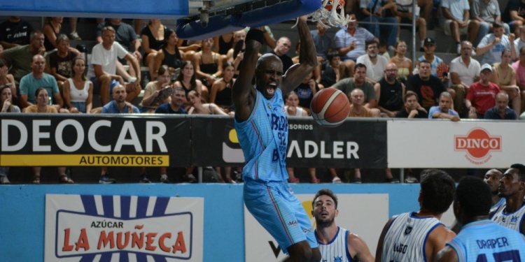 TRASPIÉ. El Celeste viene de una dura caída en casa ante Regatas de Corrientes. (Foto Prensa OTC).