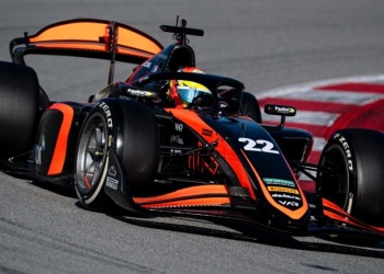 Nicolás Varrone hizo el segundo mejor tiempo en la Fórmula 2