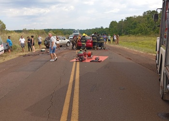 Cuatro personas resultaron heridas tras una colisión cerca de Bonpland