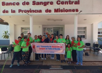 Fundación internacional impulsa la donación de sangre desde la tierra colorada a todo el mundo