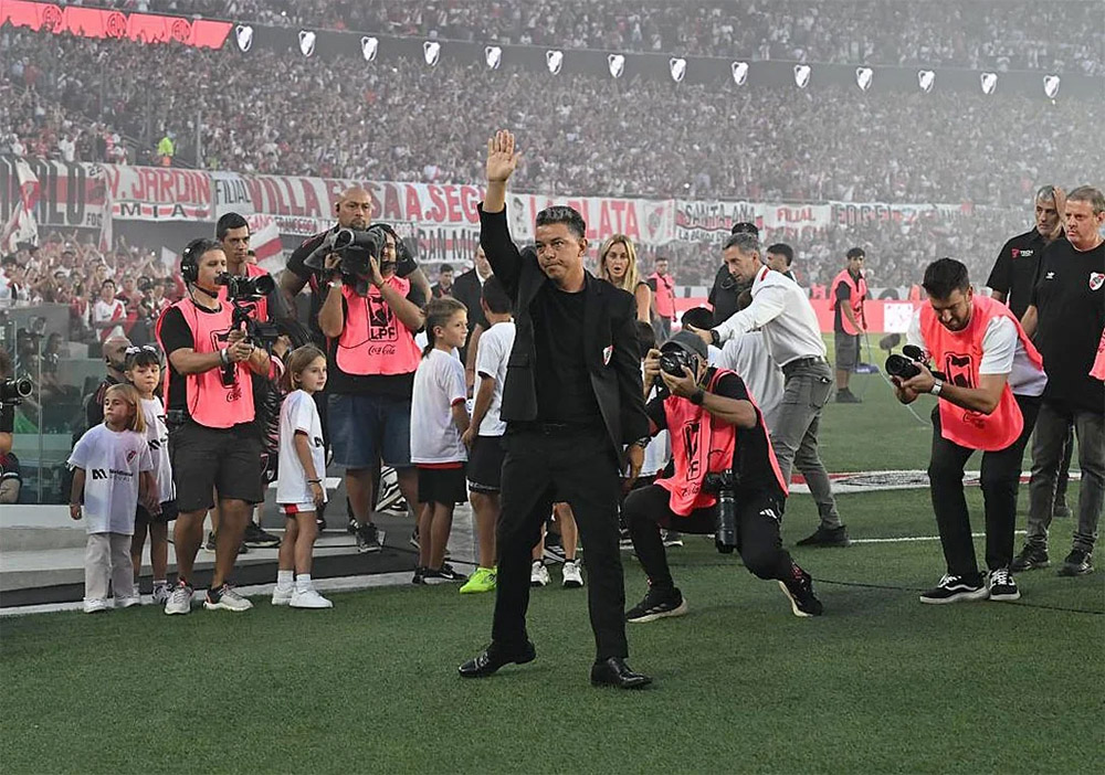 River derrotó a Banfield en la despedida de Marcelo Gallardo - Primera ...