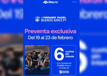Buenos Aires Premier Padel P1: Banco Macro lanza la quinta edición con preventa exclusiva