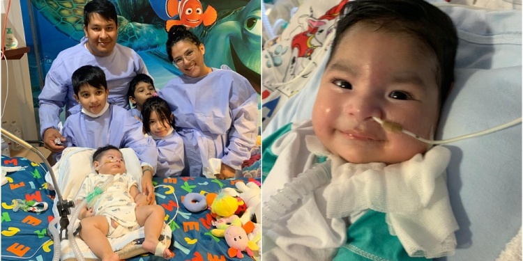 CONTRARRELOJ. El bebé se alimenta a través de una sonda.