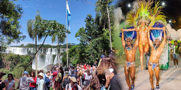 CATARATAS DE ALEGRÍA. La elección del destino Iguazú se ve “motivada por eventos puntuales, como el Carnaval”, aseguró el presidente del Ente de Turismo, Leopoldo Lucas.