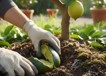 Cáscara de palta, el fertilizante orgánico que potencia al limonero