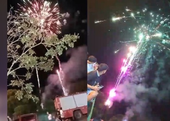 Corpus Christi: vecina denunció uso de pirotecnia en apertura de los carnavales pese a estar prohibido