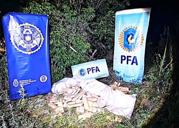 Incautan 190 kilos de marihuana en Bernardo de Irigoyen