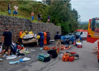Mujer correntina falleció tras grave siniestro vial en Brasil: dos hijas menores están graves