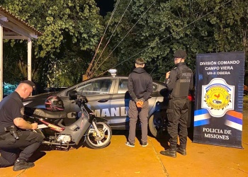 Campo Viera: detuvieron a motociclista por realizar maniobras peligrosas