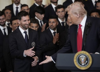 Trump recibió a Messi en la Casa Blanca y lo comparó con Pelé: “Puede que seas mejor que él”