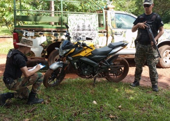 Recuperaron en Montecarlo una moto con pedido por robo en Buenos Aires