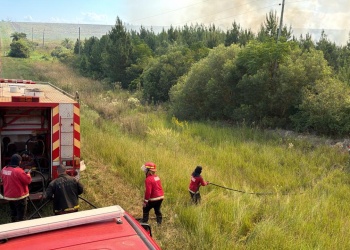Incendio de gran magnitud en Posadas moviliza un amplio despliegue y apoyo aéreo