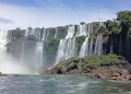 Repunte del caudal de Cataratas y notorio descenso del Uruguay