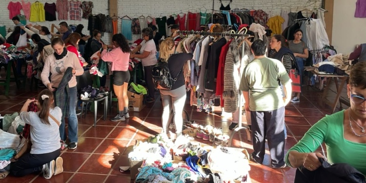 RESPUESTA MASIVA. Vecinos posadeños siempre responden solidariamente.