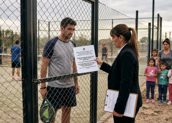 La Justicia prohibió jugar al pádel a un padre que no paga la cuota alimentaria de sus cinco hijos
