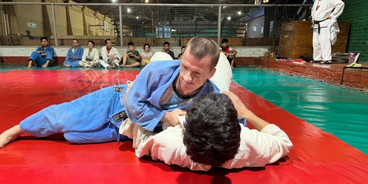 A FULL. René Kletke entrena desde enero, en doble turno. Tras la clasificación, ya piensa en el viaje al Mundial.