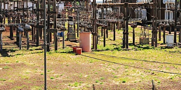 LA TABLADA. El predio en la zona sur de Posadas donde se registran reiterados robos de elementos para revender el cobre.