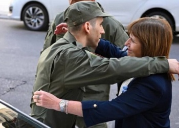 Nahuel Gallo se encontró con Bullrich quién dijo: “hubo un intento de apropiación por parte de AFA”