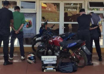 Detienen a dos personas y recuperan un acordeón en Los Helechos